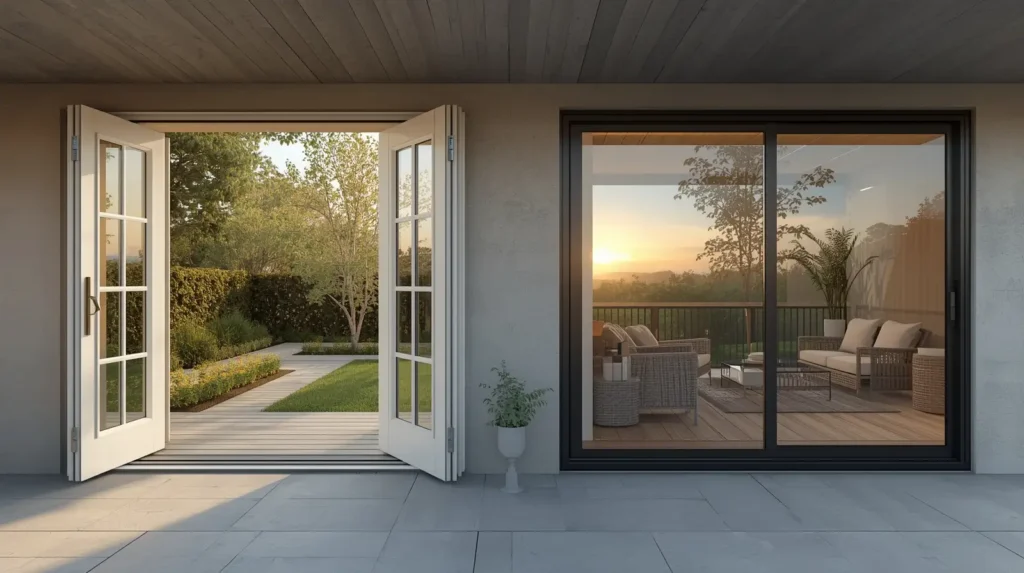 Choosing Between Sliding or French Doors for Your Patio