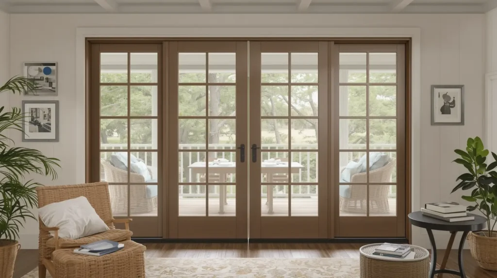 French Style Sliding Doors Blend Classic Beauty