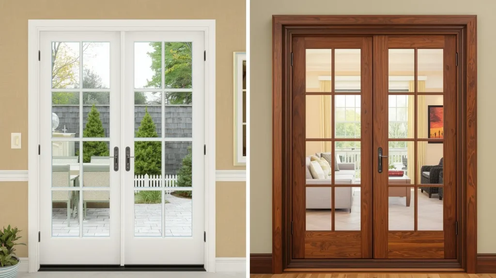 Sliding Glass Door French Style vs Traditional French Doors